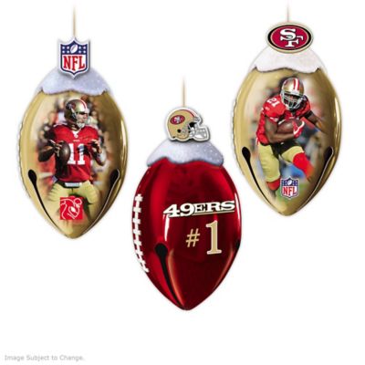 NFL San Francisco 49ers FootBells Ornament Collection