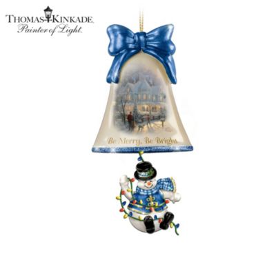Thomas Kinkade Christmas Ornament Collection: Ringing In The Holidays