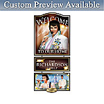 Buy Wall Decor: Elvis Presley Personalized Welcome Sign Wall Decor Collection