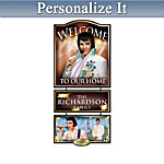 Buy Wall Decor: Elvis Presley Personalized Welcome Sign Wall Decor Collection