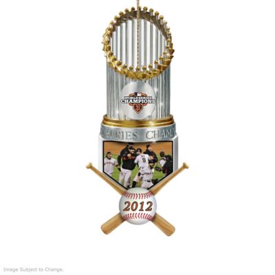 2012 MLB World Series Champions San Francisco Giants Trophy Ornament Collection