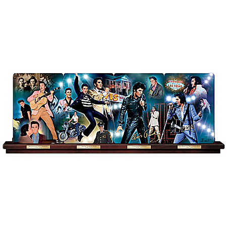 Legend Of The King: Elvis Presley Panorama Collector Plate Collection