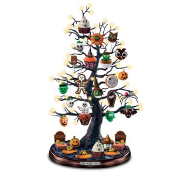 Buy Trick Or Treat Halloween Tabletop Illuminated Tree Collection