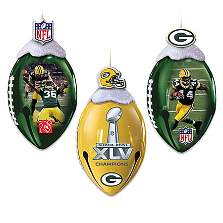 Green Bay Packers FootBells Ornament Collection