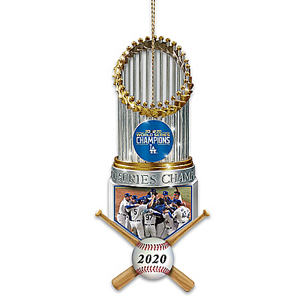 Dodgers World Series Champions Ornament Collection