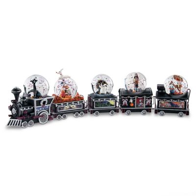 Buy Handcrafted Disney Tim Burton's The Nightmare Before Christmas Glitter Globe Train Collection