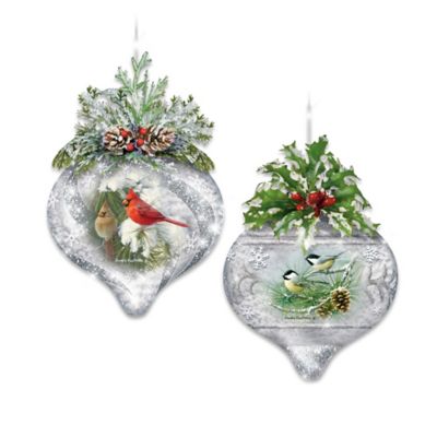 Buy Winter Wildlife Handcrafted Glass Ornament Collection