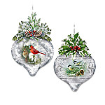 Buy Winter Wildlife Handcrafted Glass Ornament Collection