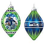 Buy Seattle Seahawks Heirloom Glass Ornament Collection