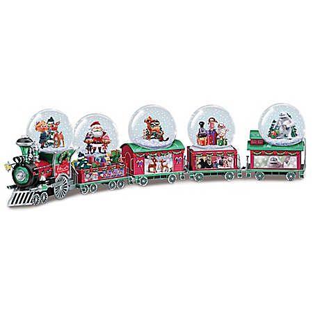 Rudolph The Red-Nosed Reindeer Holiday Express Mini Musical Snowglobe Collection