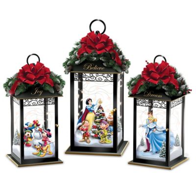 Buy Always In Bloom Disney Magic Of The Season Illuminated Holiday Table Centerpiece Lantern Collection