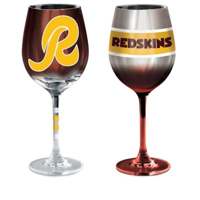 Buy Washington Redskins NFL Wine Glass Collection