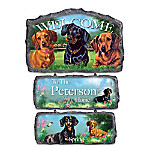 Buy Lovable Dachshunds Personalized Welcome Sign Collection