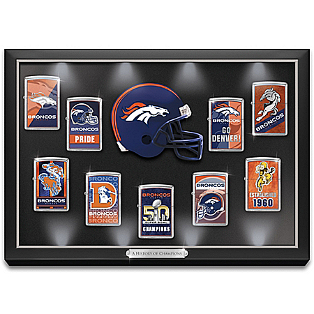 Legendary Denver Broncos NFL Zippo® Lighter Collection