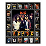 Buy AC/DC Album Covers Shot Glass Collection With Custom Wooden Display Case