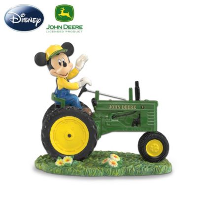 Mickey Mouse's Farm Livin' With John Deere Equipment Figurine Co