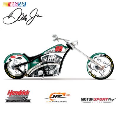 Dale Earnhardt, Jr. Ready To Roll Collectible Motorcycle Figurine Collection