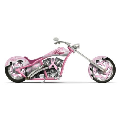 Power Of Pink Motorcycle Figurine Collection Gift For Biker Women