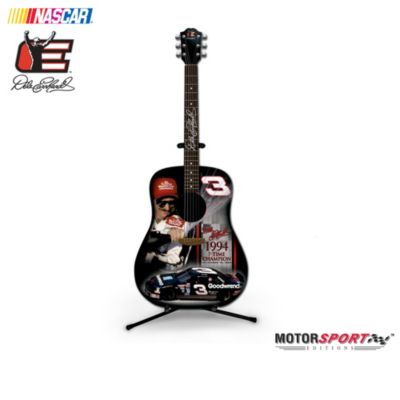 Dale Earnhardt 7-Time Champion Sculptural Guitar Figurine Collection