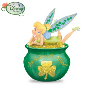 Disney Tinker Bell Irish Luck Figurine Collection: Charming Luck Of Tinker Bell