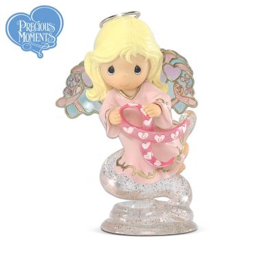 Precious Moments Heavenly Messengers Of Hope Breast Cancer Awareness Figurine Collection