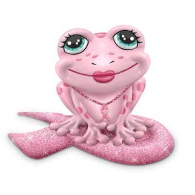 Breast Cancer Support Hop To A Cure Figurine Collection