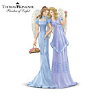 Thomas Kinkade Angels Of Sisterly Love Figurine Collection