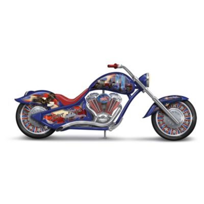 The United We Stand Patriotic Bike Figurine Collection