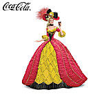Indulgent Dreams Of Coca-Cola Coca-Cola Girl With Faberge-Style Gown Figurine Collection