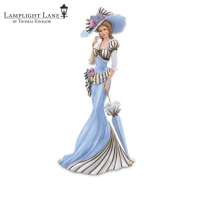 Thomas Kinkade Elegant Woman Figurine Collection: Ladies Of Lamplight Village