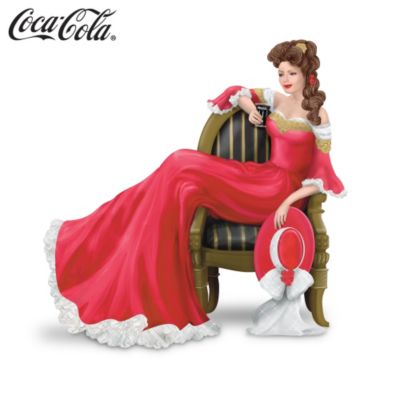 Coca-Cola Victorian-Style Lady Figurine Collection: Relaxing Moments With Coca-Cola