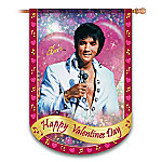 Elvis Presley Rockin Through The Year Holiday Flag Collection: Elvis Home Decor
