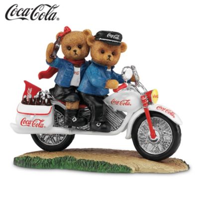 On the Go With Coca-Cola Teddy Bear Figurine Collection