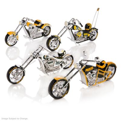 Buy NFL Green Bay Packers Motorcycle Figurine Collection