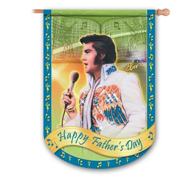 Elvis Presley Rockin' Through The Year Holiday Flag Collection: Elvis Home Decor