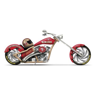 Buy Figurines: San Francisco 49ers Motorcycle Figurine Collection
