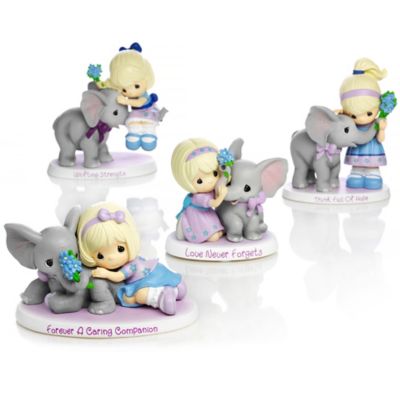 Buy Figurines: Precious Moments Parade Of Purple Alzheimer's Benefit Figurine Collection