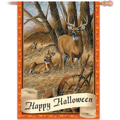 Buy White-Tailed Deer Wildlife Art Flag Collection: Wild Tails Holiday