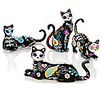 Buy Hand-Painted Sugar Skull Cats By Blake Jensen Figurine Collection