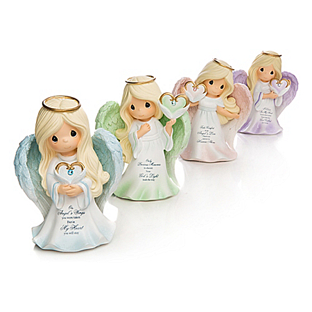 Precious Moments Remembrance Angel Figurine Collection: Hamilton Collection