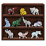 Buy Eclectic Elegance Hand-Painted Elephant Figurine Collection