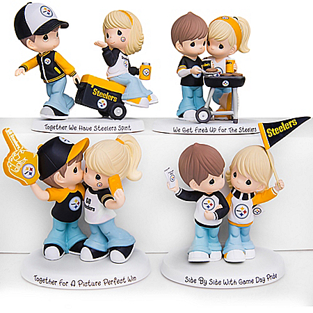 Precious Moments Steelers Pride Figurine Collection