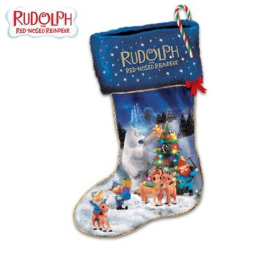 Rudolph The Red-Nosed Reindeer Illuminated Christmas Stocking Collection