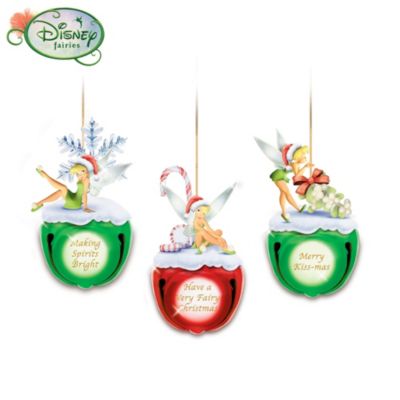 Disney Tinker Bell's Holiday Jingling Christmas Ornament Collection - Disney Christmas Decor