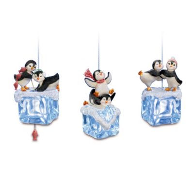 Chillin' Out Penguin Christmas Tree Ornament Collection