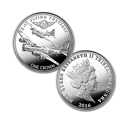 75th Anniversary WWII Bombers Silver Crown Coin Collection: 1 of 1941