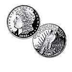 Buy The Complete Missing U.S. Morgan And Peace Dollar Silver-Plated Proof Coin Collection