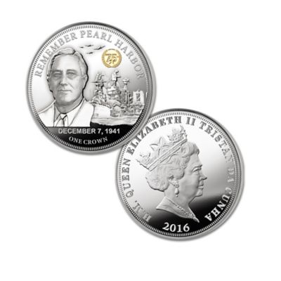 Buy The 75th Anniversary Heroes Of Pearl Harbor Silver Crown Coin Collection