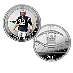 Buy The Tom Brady NFL Legacy Legal Tender Silver Dollar Coin Collection