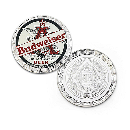 The Official Budweiser Silver-Plated Proof Coin Collection
